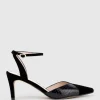 Addison75 Dorsay Pump In Black Suede