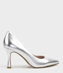 Amara85 Pump With Louis Heel In Silver