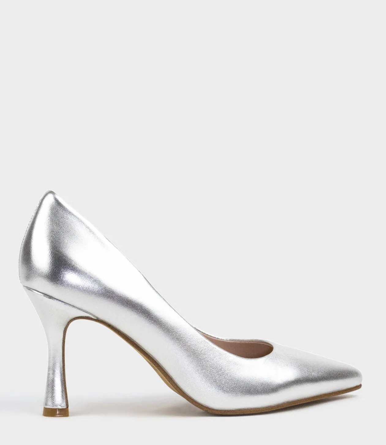 Amara85 Pump With Louis Heel In Silver