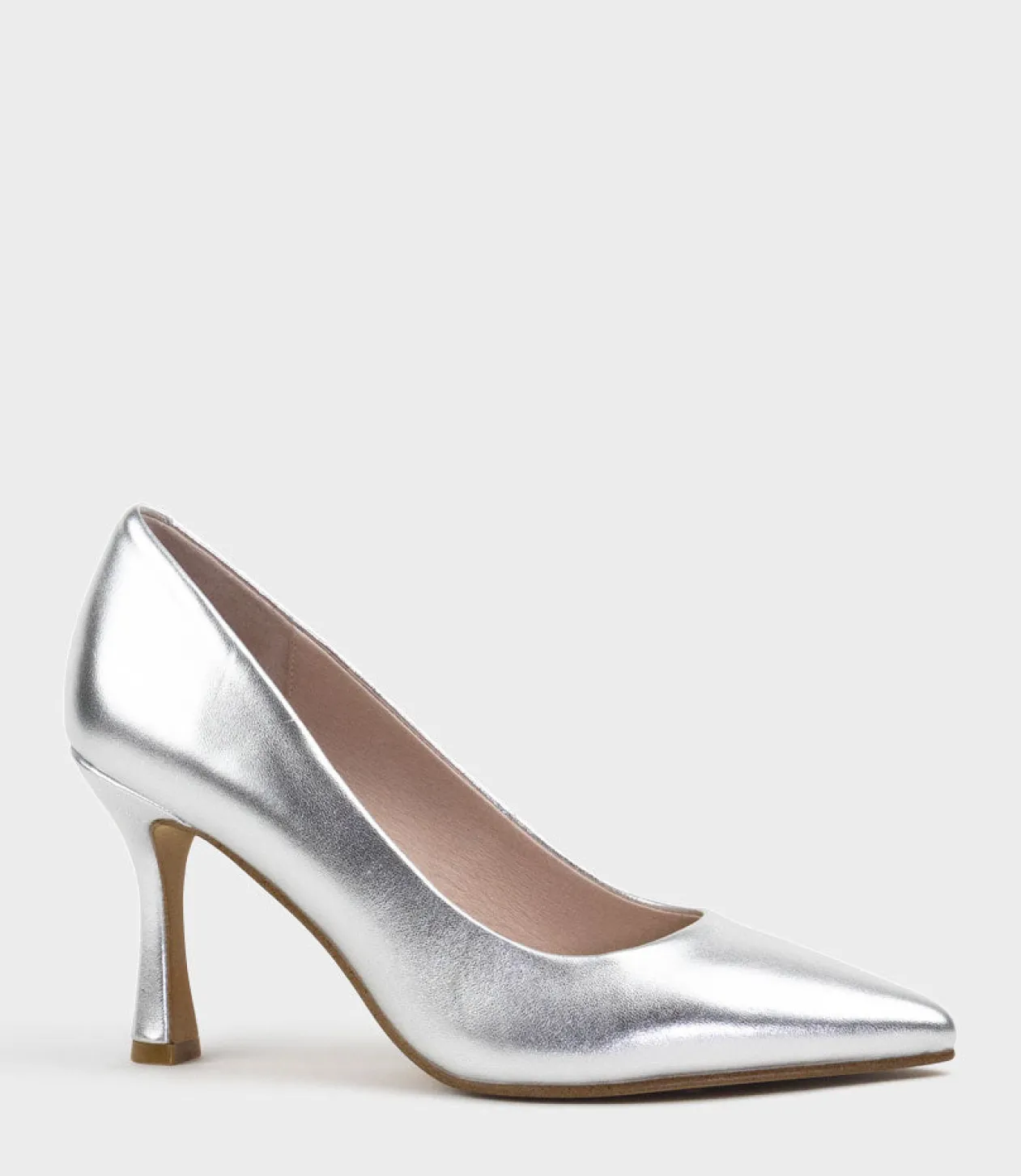 Amara85 Pump With Louis Heel In Silver