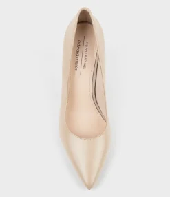 Amara85 Pump With Louis Heel In Nude