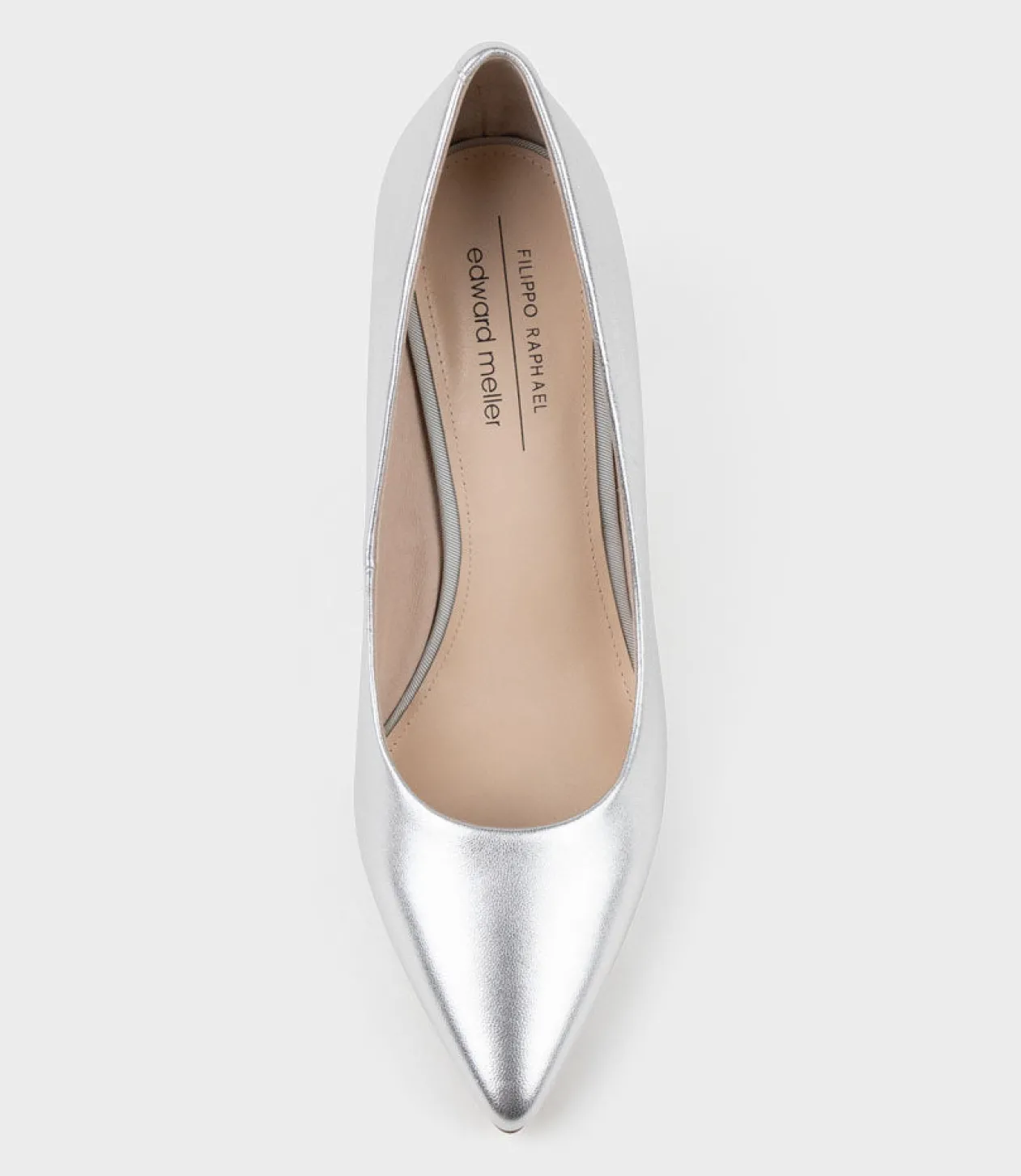 Amara85 Pump With Louis Heel In Silver