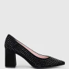 Andara75 Pump With Crystals In Black Suede