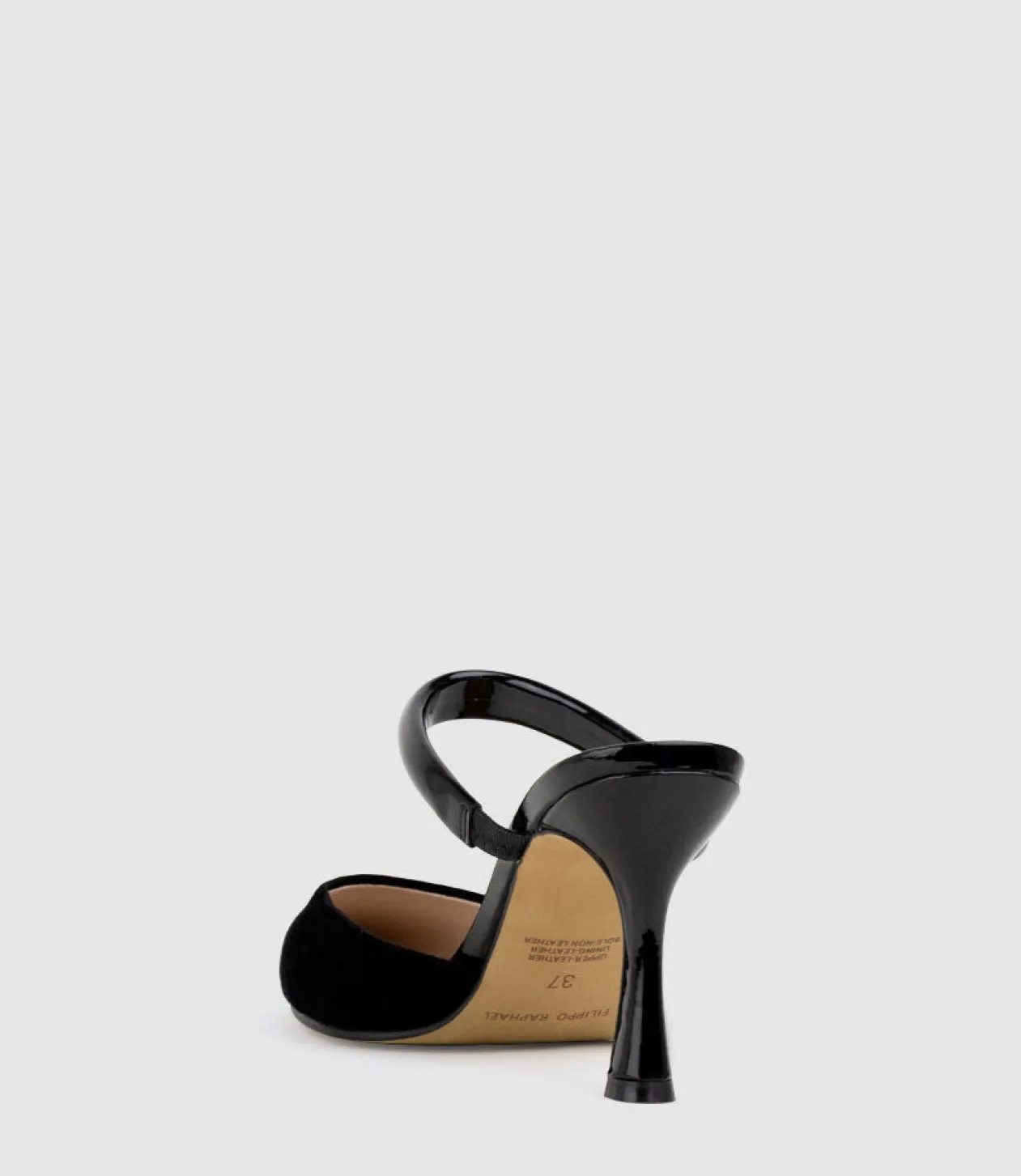 Ashe85 Closed Toe Slide In Black Suede