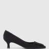 Astra60 Pump With Trim In Black Suede