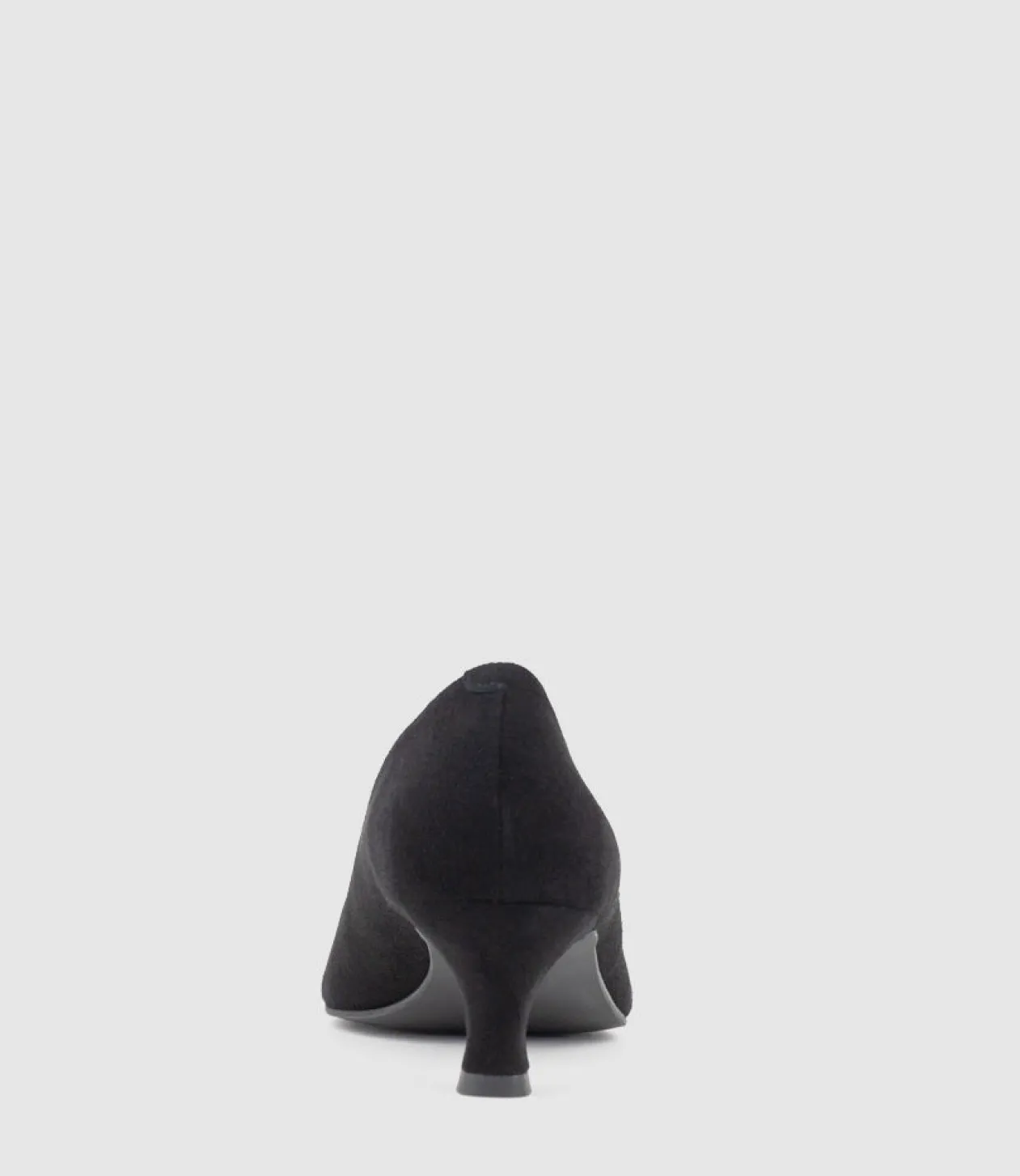 Astra60 Pump With Trim In Black Suede