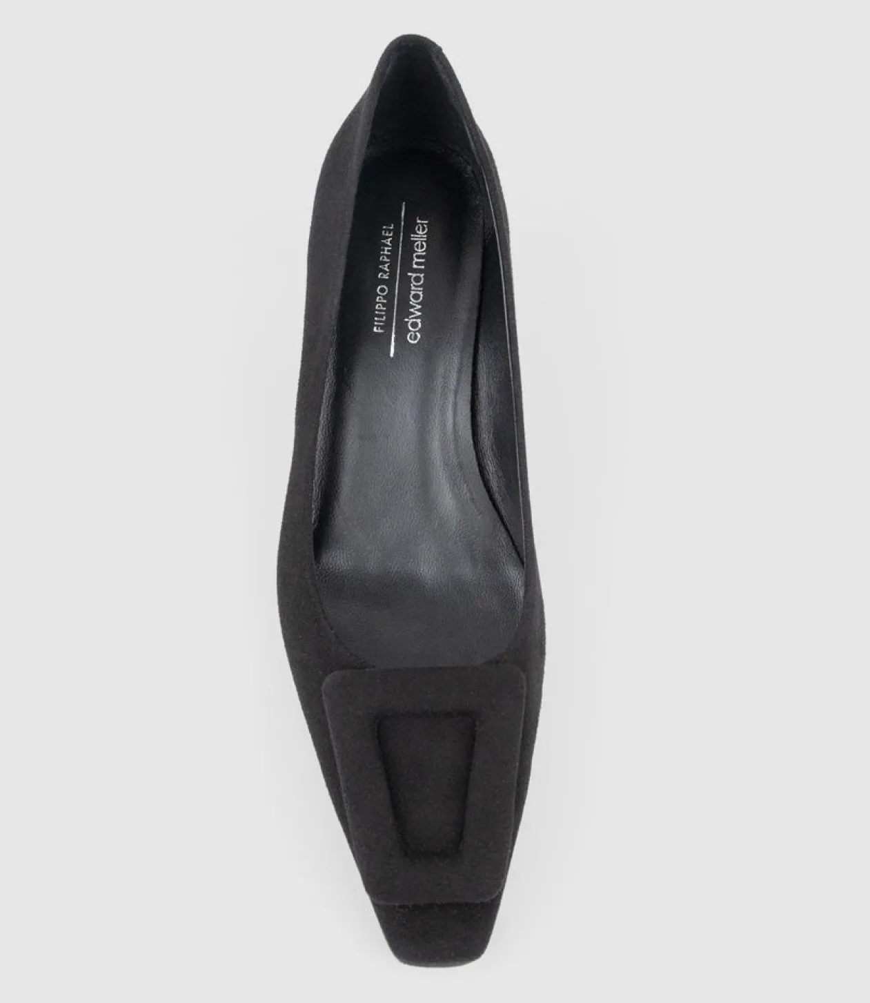 Astra60 Pump With Trim In Black Suede