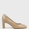Blair70 Straight Heel Pump In Nude Patent