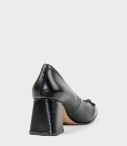 Blythe65 Square Toe Pump With Hardware In Black