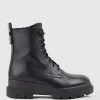 Brendan Combat Boot In Black