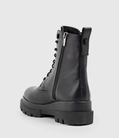 Brendan Combat Boot In Black