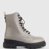 Brendan Combat Boot In Taupe
