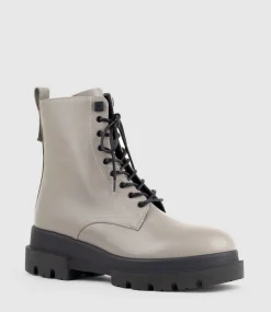 Brendan Combat Boot In Taupe