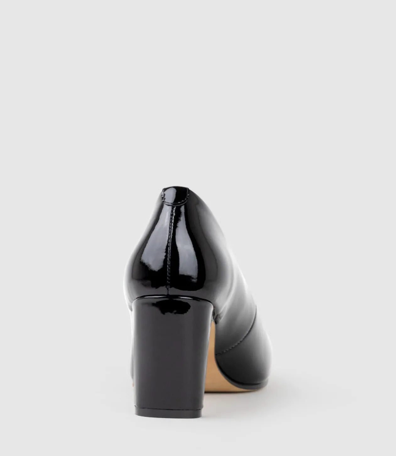 Bryce70 Square Toe Pump In Black Patent