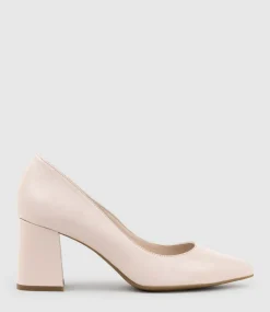 Bryson70 Block Heel Pump In Nude