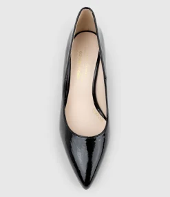 Bryson70 Block Heel Pump In Black Patent