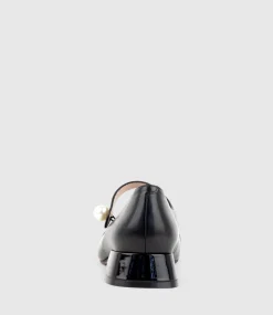 Capulet30 Cap Toe Mary Jane In Black Calf