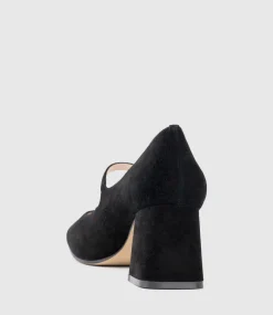 Celina65 Mary Jane Pump In Black Suede