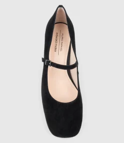 Celina65 Mary Jane Pump In Black Suede