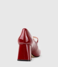 Celina65 Mary Jane Pump In Ruby Patent