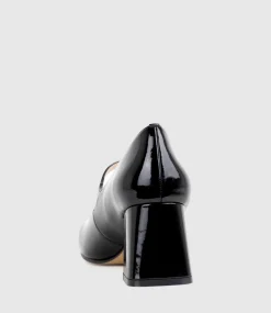 Celina65 Mary Jane Pump In Black Patent