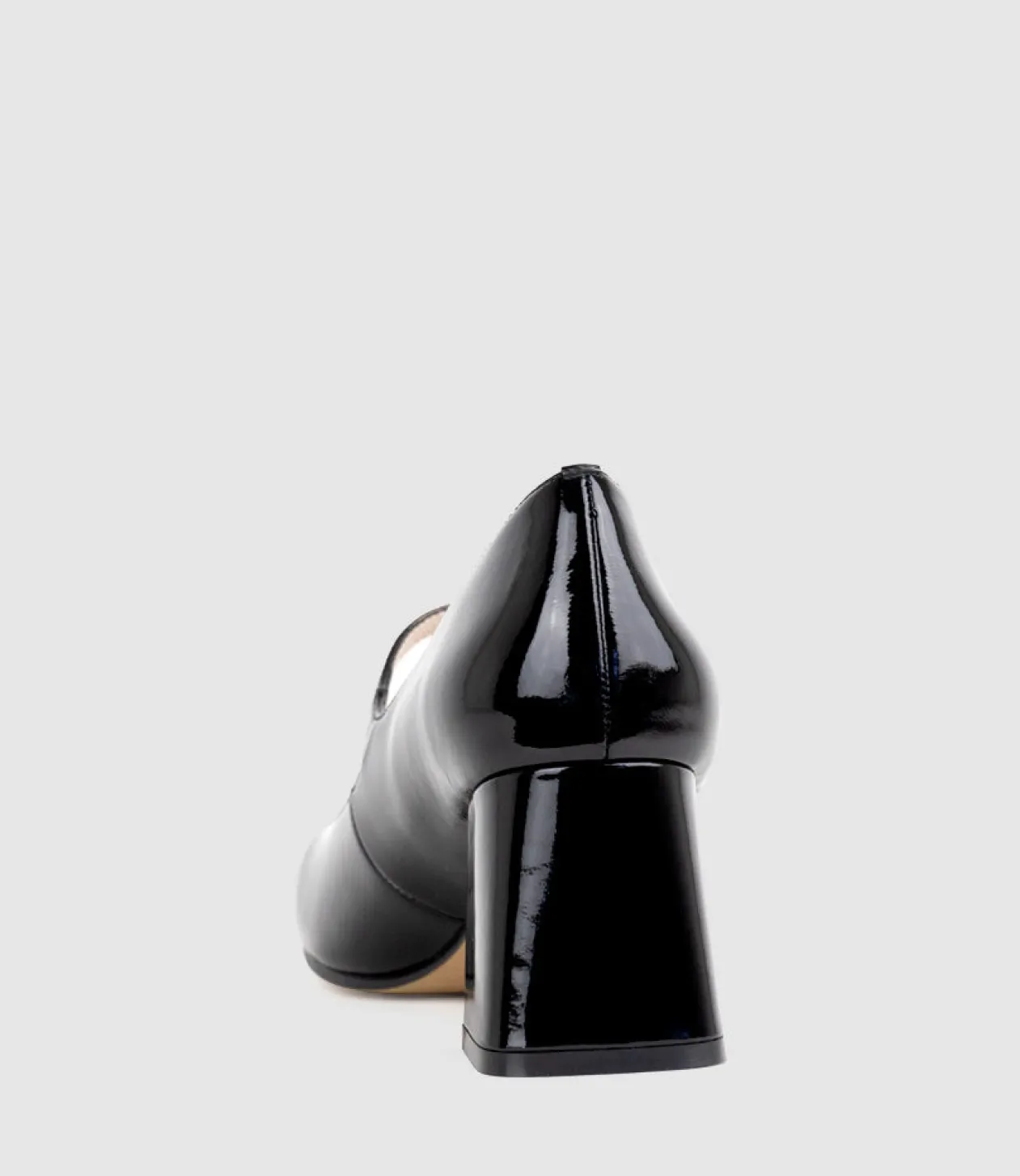 Celina65 Mary Jane Pump In Black Patent