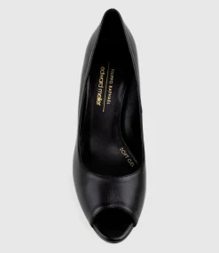 Corine95 Peeptoe Pump In Black