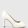 Corine95 Peeptoe Pump In Offwhite