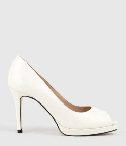 Corine95 Peeptoe Pump In Offwhite