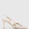 Dahlia100 Posted Slingback Pump In Rosegold
