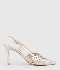 Dahlia100 Posted Slingback Pump In Rosegold