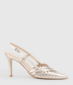Dahlia100 Posted Slingback Pump In Rosegold