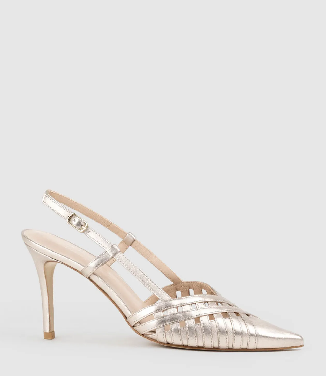 Dahlia100 Posted Slingback Pump In Rosegold