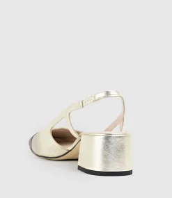 Dakota50 Slingback Pump With Cap Toe In Platino