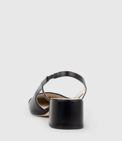 Dakota50 Slingback Pump With Cap Toe In Black