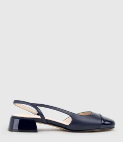 Dallis30 Cap Toe Slingback In Navy