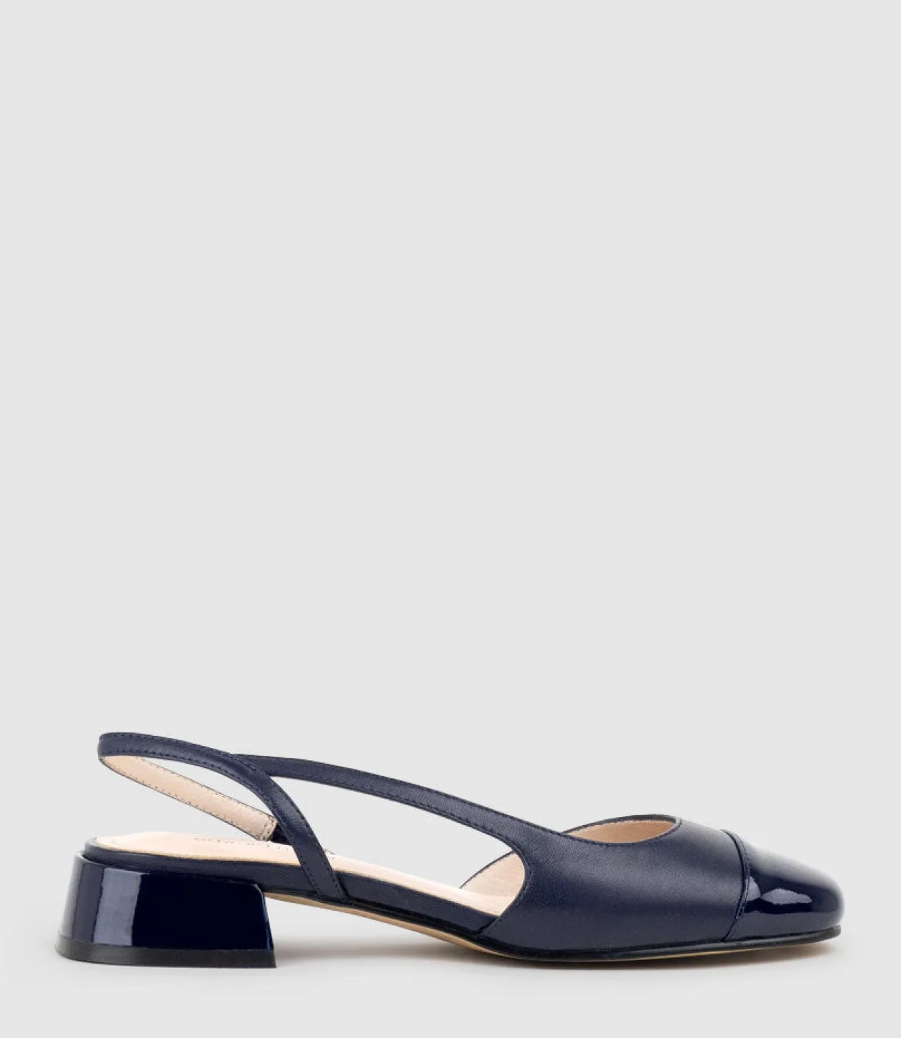 Dallis30 Cap Toe Slingback In Navy