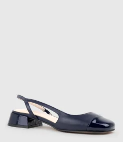 Dallis30 Cap Toe Slingback In Navy