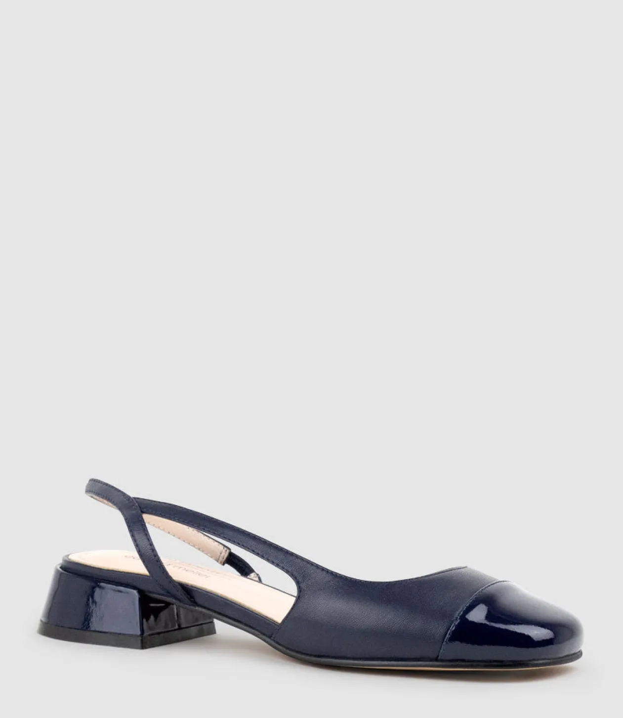 Dallis30 Cap Toe Slingback In Navy
