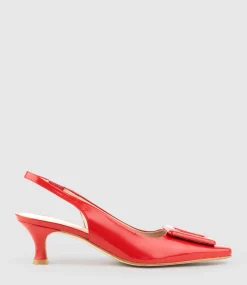 Damini60 Slingback Pump In Red Patent