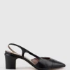 Danica75 Cap Toe Dorsay Slingback Pump In Black