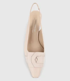 Daphne70 Slingback Pump In Nude