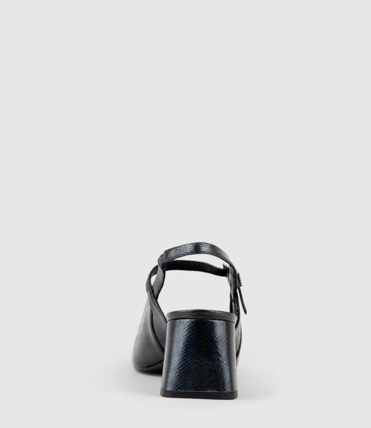 Darla70 Squond Slingback Pump In Black