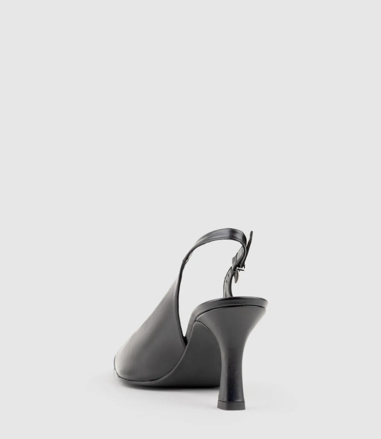 Delina75 Cap Toe Slingback Pump In Black