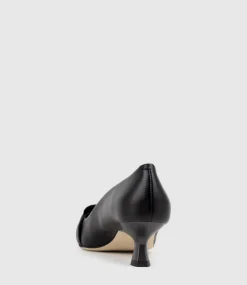 Destra60 Pointed Pump With Buckle In Black