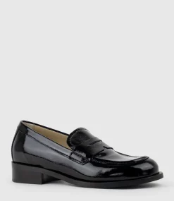Dominic Moccasin In Black Patent