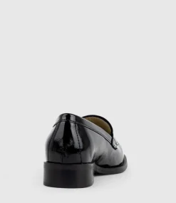 Dominic Moccasin In Black Patent
