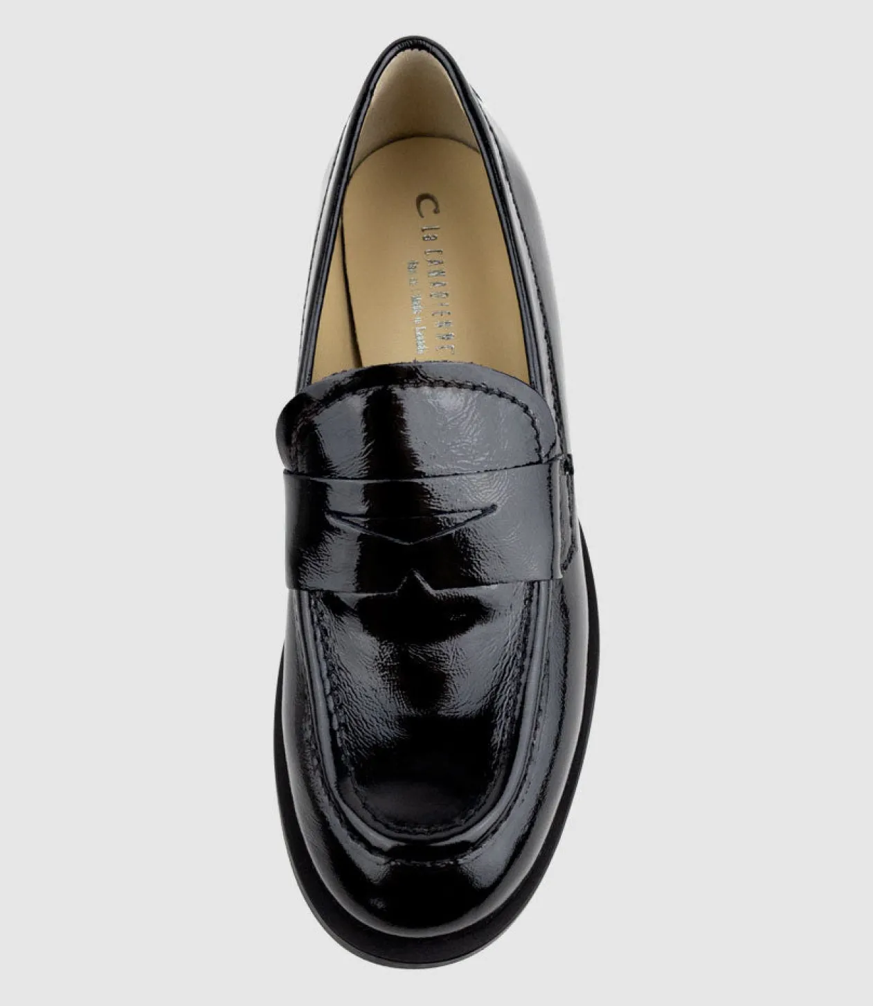 Dominic Moccasin In Black Patent