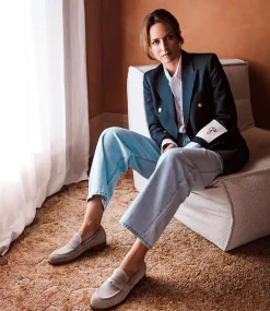 Dominic Moccasin In Pebble Suede