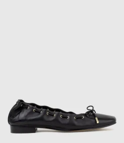 Echo Square Toe Ballet In Black